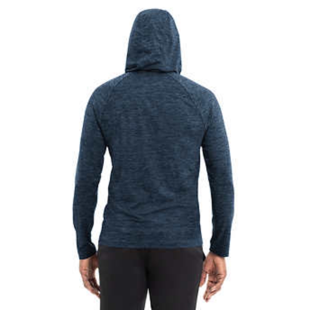 New Hurley Men’s Lightweight Performance Hoodie - Blue/Small - Picture 5 of 6